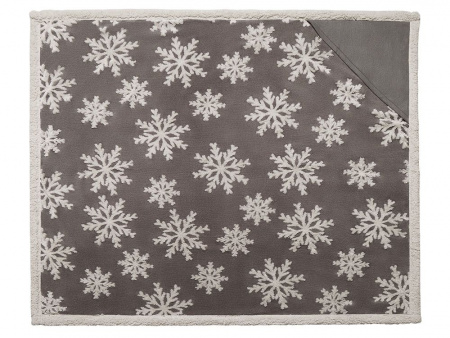 Плед Snowflake новогодний
