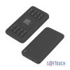 Беспроводное зарядное устройство "Ten SOFTTOUCH", 10000 mAh, цвет черный