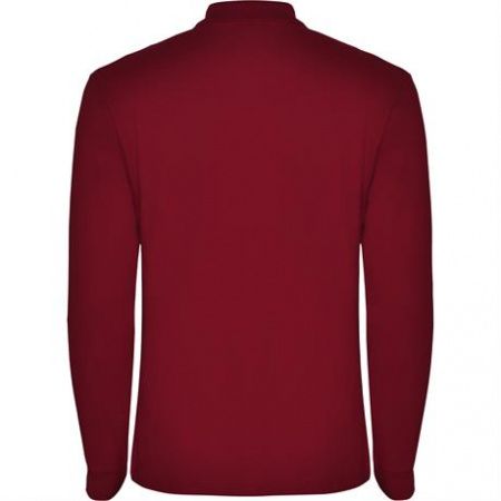 Футболка поло ESTRELLA L/S мужская, ГРАНАТОВЫЙ M