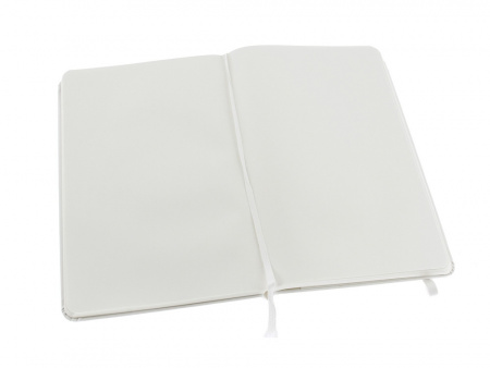 Записная книжка Moleskine Classic (нелинованный) в твердой обложке, Large (13х21см), белый