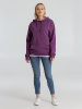 Толстовка с капюшоном унисекс Hoodie, фиолетовый меланж, размер XXL