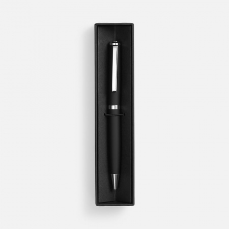 Ручка шариковая Inkish Chrome в футляре, черная