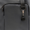 Шоппер Superbag Pocket, с внутренним креплением (карабин) и чехлом для мелочей (серый с черным)