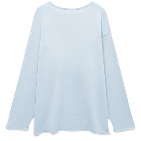 Лонгслив унисекс Siluetti Fuori, светло-голубой, размер L/XL