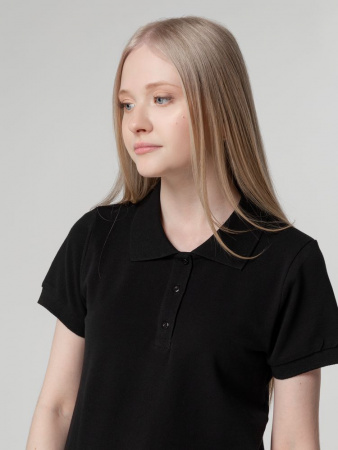 Рубашка поло женская Virma lady, черная, размер 3XL