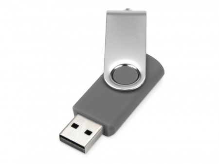 Флеш-карта USB 2.0 16 ГБ Квебек, серый