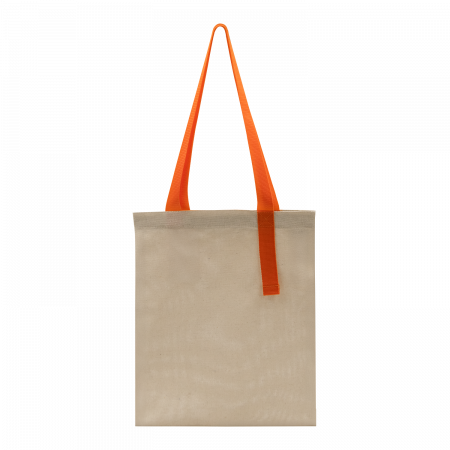 Шоппер Superbag Light, с внутренним креплением (полукольцо) (неокрашенный с оранжевым)