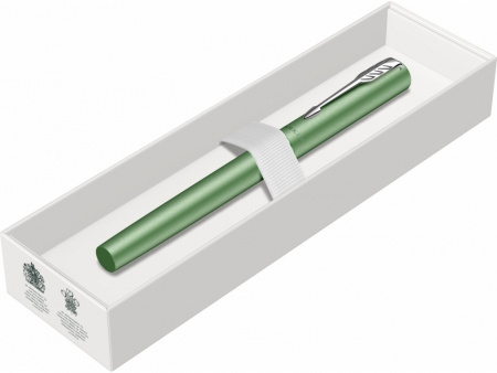Ручка-роллер Parker Vector XL Green CT, цвет чернил black, стержень: F, в подарочной упаковке.