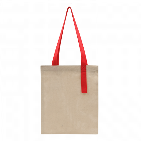 Шоппер Superbag Light, с внутренним креплением (полукольцо) (неокрашенный с красным)