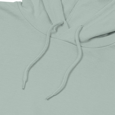 Толстовка с капюшоном унисекс Hoodie, серо-зеленая, размер XXL