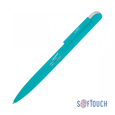 Ручка шариковая "Jupiter", покрытие soft touch, цвет бирюзовый
