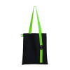 Шоппер Superbag black (чёрный с салатовым)