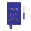 PROVENCE, ручка шариковая, хром/голубой, металл, PU