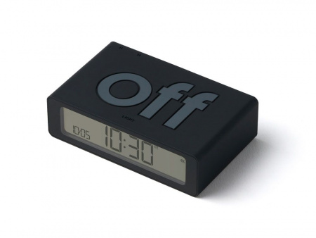 Часы настольные Flip Mini, черный