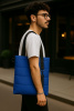 Шоппер Superbag Bubble New, со скрытой магнитной кнопкой (синий с черным)