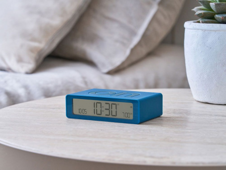Часы настольные Flip Mini, темно-бирюзовый