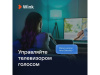 Умная колонка VK Капсула Мини с голосовым помощником Марусей, хвойный зеленый