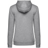 Толстовка с капюшоном женская Hoodie, серый меланж, размер S