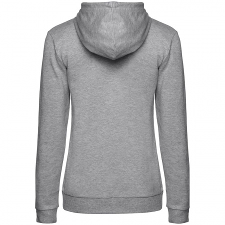 Толстовка с капюшоном женская Hoodie, серый меланж, размер S