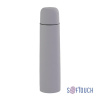 Термос "Родос", покрытие soft touch, 1 л., цвет серый
