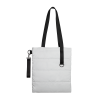 Шоппер Superbag Bubble, с магнитной кнопкой (белый с черным)