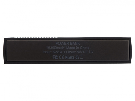 Портативное зарядное устройство Edge Black, 10000 mAh