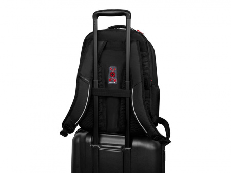 Рюкзак WENGER ALTAIR 15.6, черный, переработанный ПЭТ/Полиэстер, 32х21х44 см, 22 л.