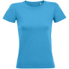 Футболка женская Regent Fit Women, ярко-бирюзовая, размер XXL