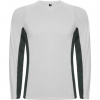 Спортивная футболка SHANGHAI L/S мужская, БЕЛЫЙ/ТЕМНЫЙ ГРАФИТ S