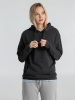 Толстовка с капюшоном унисекс Hoodie, серый меланж (антрацит), размер XL
