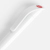 Ручка шариковая Grip, белая с красным