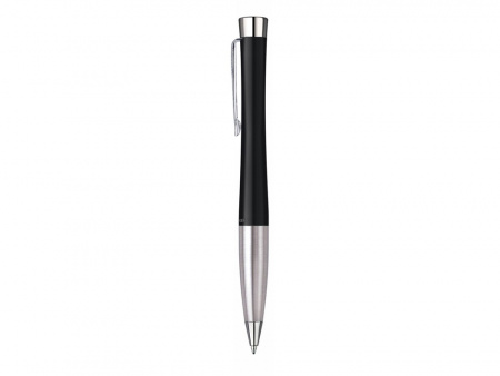 Ручка шариковая Parker модель Urban Muted Black CT в футляре, черный/серебристый