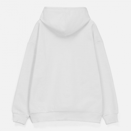 Худи унисекс оверсайз Daylero, белое, размер 3XL/4XL