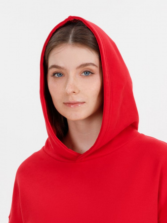 Худи оверсайз унисекс Outshine, красное, размер XL/2XL