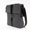 Шоппер Superbag Companion, с тремя отделениями, боковым креплением (карабин) и карманом (серый с черным)