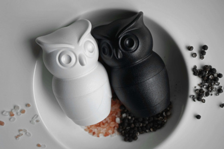 МЕЛЬНИЦА ДЛЯ СПЕЦИЙ Tasty Owl, чёрная