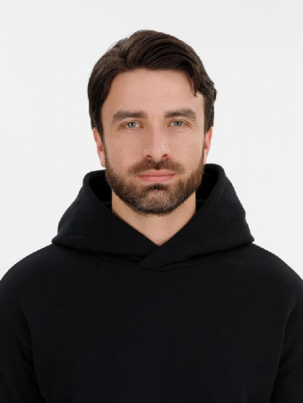 Худи оверсайз унисекс Snuggie, черное, размер XL/XXL
