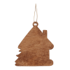 Ёлочная игрушка Домик (красный)