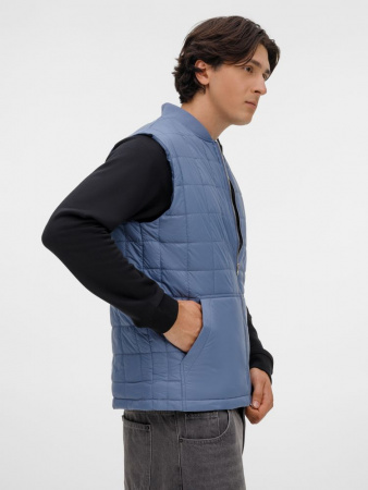 Жилет унисекс Warmbridge, синий (джинс), размер 4XL