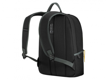 Рюкзак WENGER Trayl 15.6, чёрный, переработанный ПЭТ, 34 x 20 x 45 см, 22 л.
