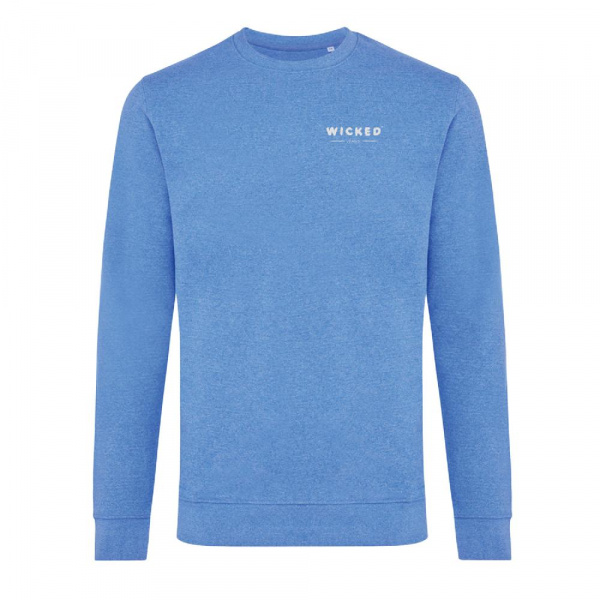 Свитшот Iqoniq Denali из переработанного неокрашенного хлопка, унисекс, 340 г/м²
