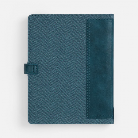 Ежедневник-органайзер Twill, недатированный, синий