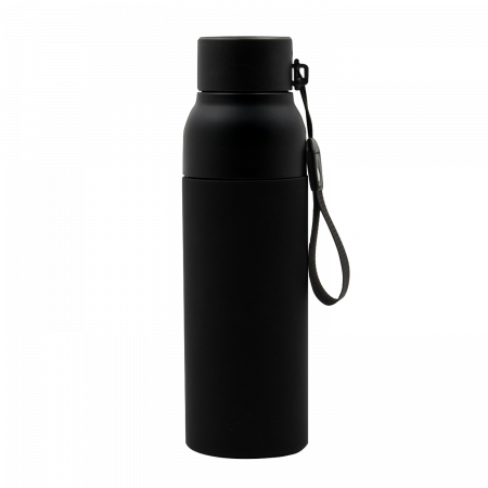 Термобутылка Button Black (черный)