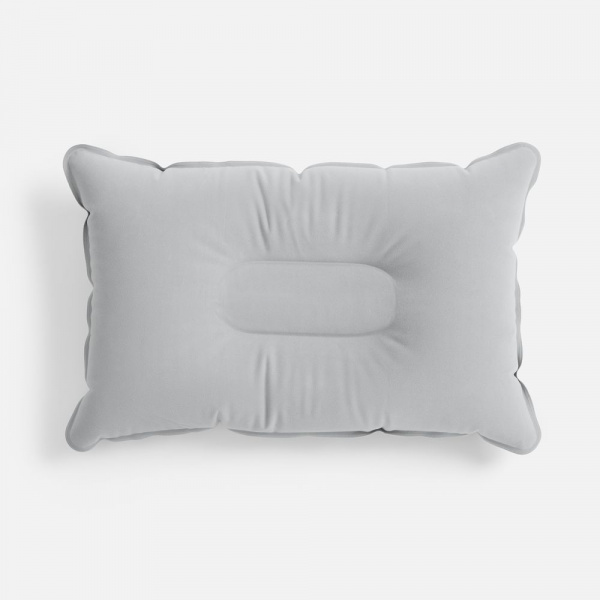 Надувная подушка Pillowish, серая