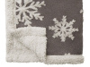Плед Snowflake новогодний