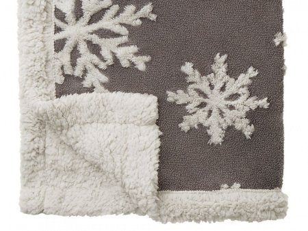 Плед Snowflake новогодний