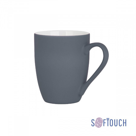 Кружка "Trend", покрытие soft touch, цвет серый