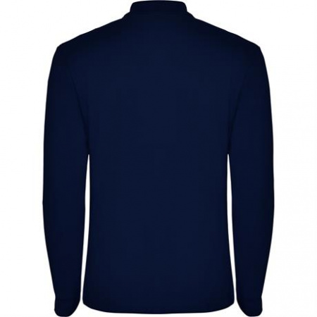Футболка поло ESTRELLA L/S мужская, МОРСКОЙ СИНИЙ 2XL