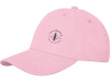 Бейсболка Davis, 6 панелей, light pink