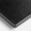 Ежедневник Doppio, недатированный, черный с серым